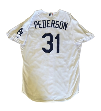 Joc Pederson #31 Dodgers/Kings White Hockey Jersey for Sale in