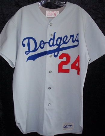 Los Angeles Dodgers Walter Walt Alston Autographed White Jersey