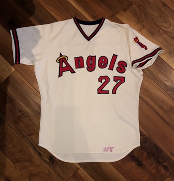 Lot Detail - Lot of Tony Solaita California Angels Game-Used Jerseys (2)