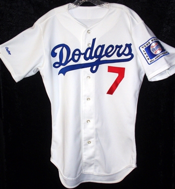 1988 Era Los Angeles Dodgers Game Worn Jerseys Lot of 5. , Lot #80555