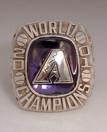 2001 Arizona Diamondbacks World Series Ring – Gold & Silver Pawn Shop