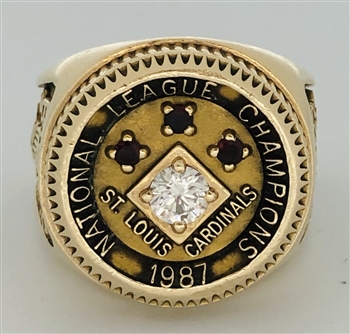 🇺🇸 Rare St. Louis Cardinals 1987 NL National League Champion Ring Replica  USA