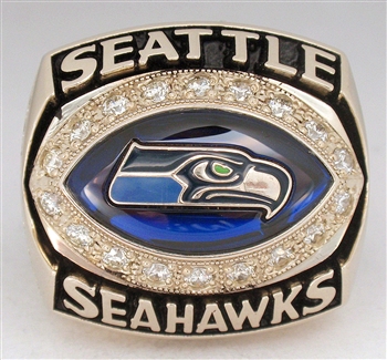 Seattle Seahawks Football Team Stainless Steel Rings Band Gifts Size 6-13