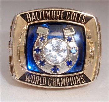 Baltimore Ravens Classic Goldplated NFL Ring — Sports Jewelry Super Store