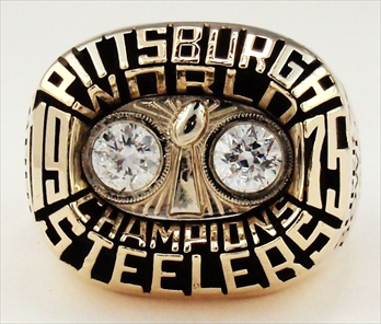 1975 Pittsburgh Steelers Super Bowl Championship Ring - Standard Serie –  Foxfans Ring Shop