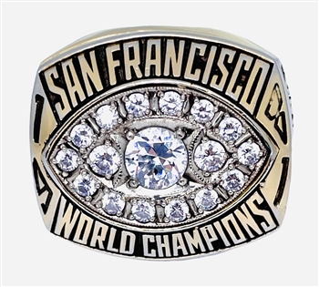 San Francisco 49ers Classic Goldplated NFL Ring