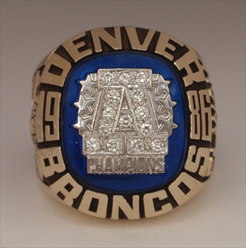 NFL Denver Broncos AFC Championship Ring 1987 John Elway - Championship  Rings for Sale Cheap in United States