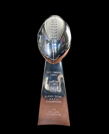 Dallas Cowboys Super Bowl Championship LOMBARDI Trophy 3.9'' Fans Christmas  Gift